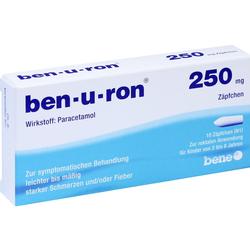 BEN-U-RON 250MG ZAEPFCHEN