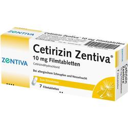 CETIRIZINZENTIVA 10MG FTA