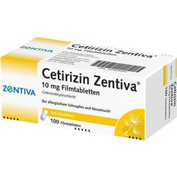 CETIRIZINZENTIVA 10MG FTA