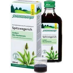 SPITZWEGERICHSAFT SCHOENEN