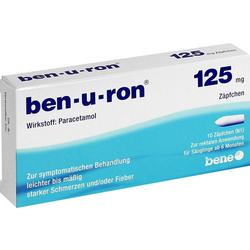 BEN-U-RON 125MG ZAEPFCHEN