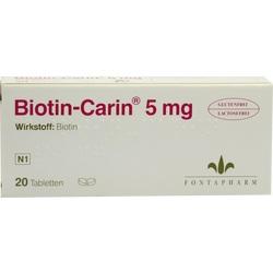 BIOTIN CARIN 5MG LAC GLUFR