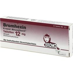 BROMHEXIN K M TABL 12MG