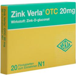 ZINK VERLA OTC 20MG