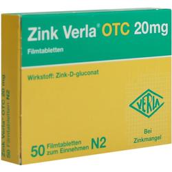 ZINK VERLA OTC 20MG