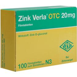 ZINK VERLA OTC 20MG