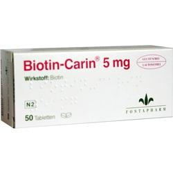 BIOTIN CARIN 5MG LAC GLUFR