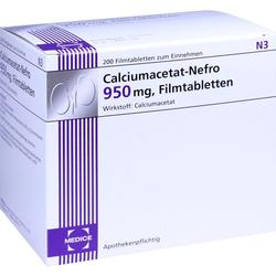 CALCIUMACETAT NEFRO 950MG