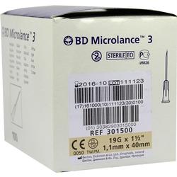 BD MICROL 19G KAN 1 1/2