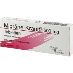 MIGRAENE KRANIT 500MG TABL