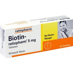 BIOTIN RATIOPHARM 5MG