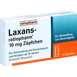 LAXANS RATIO 10MG SUP