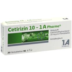 CETIRIZIN 10 1A PHARMA