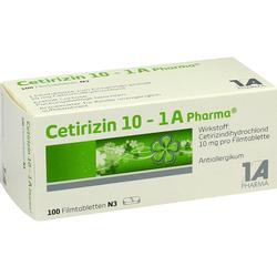 CETIRIZIN 10 1A PHARMA