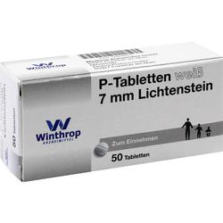 P TABLETTEN WEISS 7MM TEIL