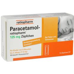 PARACETAMOL RATIO125MG SUP