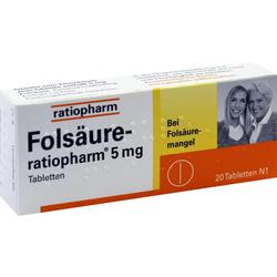 FOLSAEURE RATIOPHARM 5MG