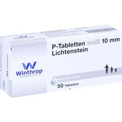 P TABLETTEN WEISS 10MM LI