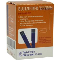 GLUCO TEST BLUTZ TESTSTREI