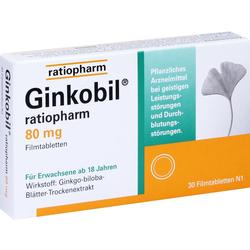 GINKOBIL RATIO 80MG FTA