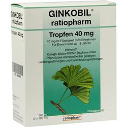 GINKOBIL RATIO TROPF 40MG