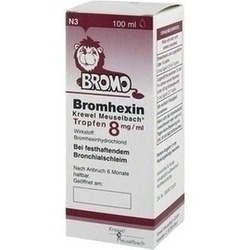 BROMHEXIN K M TRF 8MG/ML