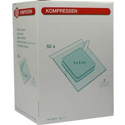 MULLKOMPRESSEN 5X5CM 8F ST