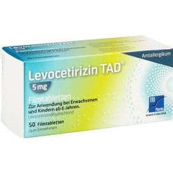 LEVOCETIRIZIN TAD 5MG FTA