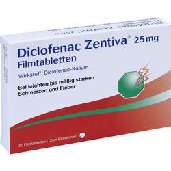 DICLOFENAC ZENTIVA 25MG