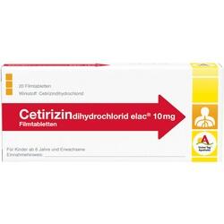 CETIRIZINDIHYDRO ELAC 10MG