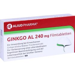 GINKGO AL 240 MG FTA