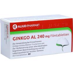 GINKGO AL 240 MG FTA