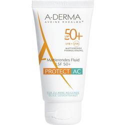 ADERMA PROT AC 50+ MAT FLU