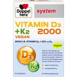 DOPPELHERZ VIT D3 2000+K2S