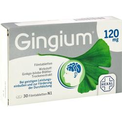 GINGIUM 120 MG FILMTABL