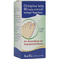 CICLOPIROX BETA 80MG/G