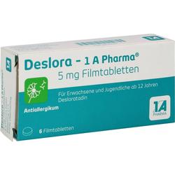 DESLORA 1A PHARMA 5MG FTA